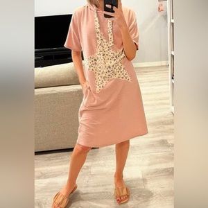 Blush Hoodie Dress